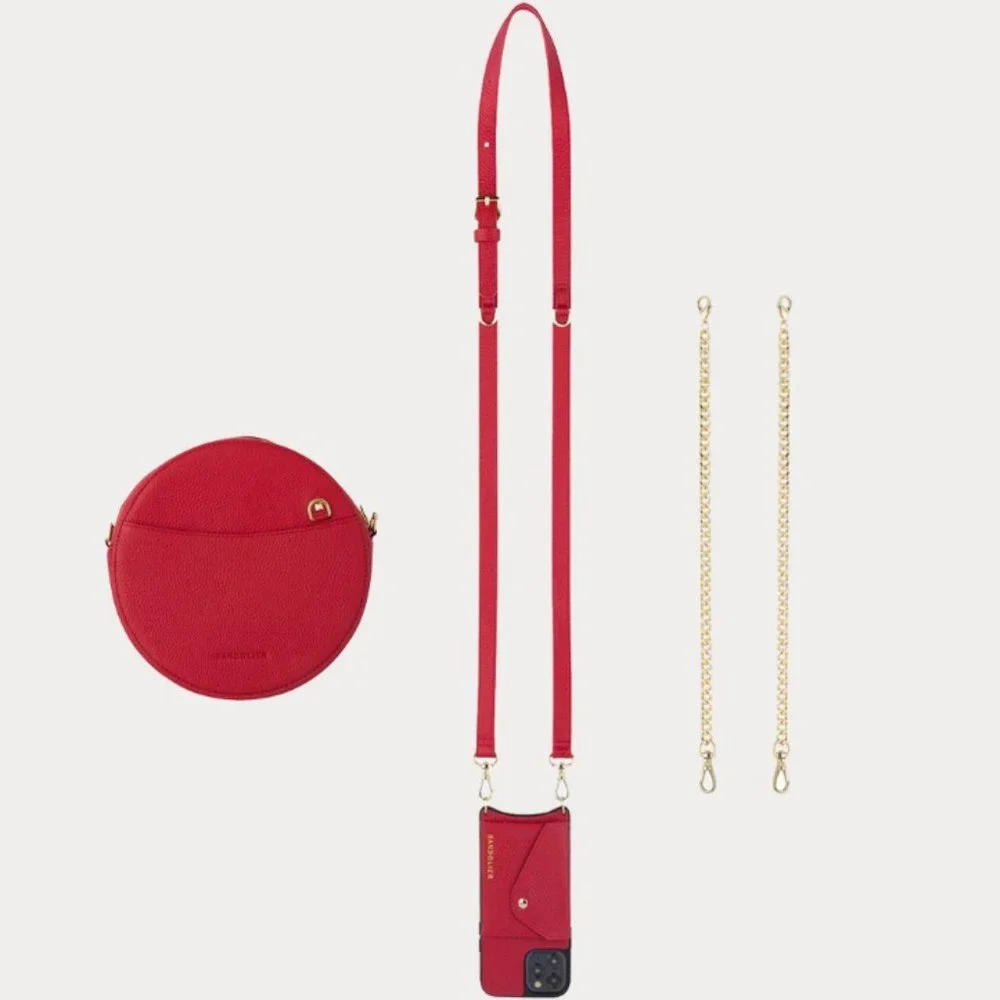 Bandolier round crossbody